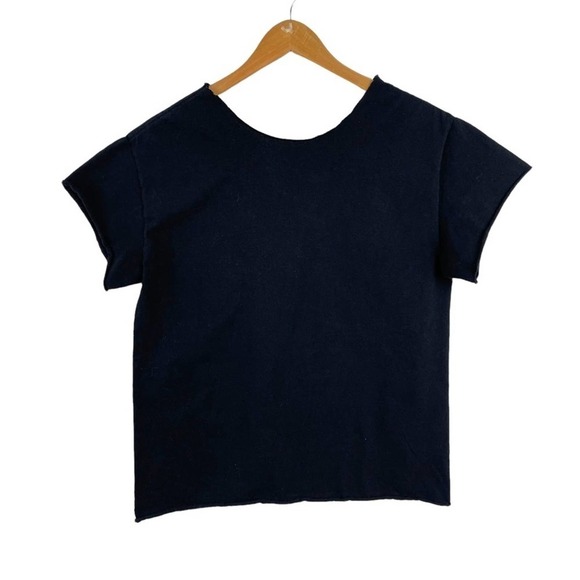 Mimi Zulu Womens Small Graphic Design Raw Hem Festival Tee T-Shirt - Picture 5 of 7